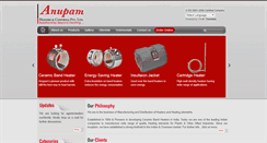 Desktop Screenshot of anupamheaters.com